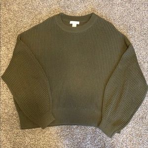 Olive H&M sweater
